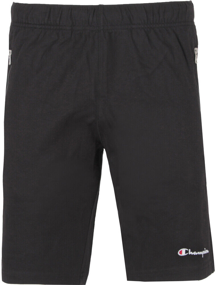 Champion zip bermudas hombre Negro (M)