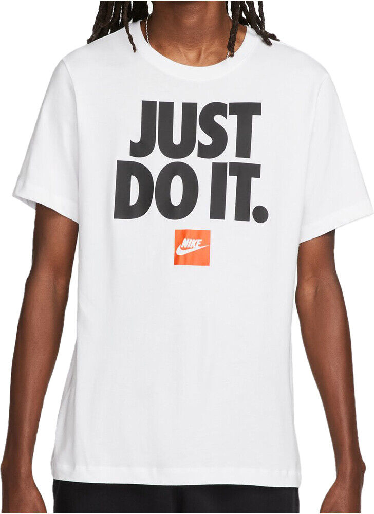 Nike sportswear fran just do it camiseta manga corta hombre Blanco (XL)