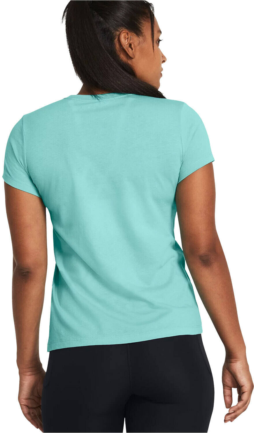 Under Armour sportstyle logo camiseta manga corta mujer Verde (XL)