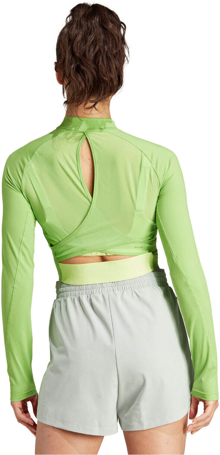 Adidas hiit heatrdy camisetas fitness mujer Verde (XXS)