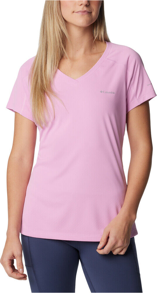 Columbia zero rules camiseta montaña manga corta mujer Rosa (S)