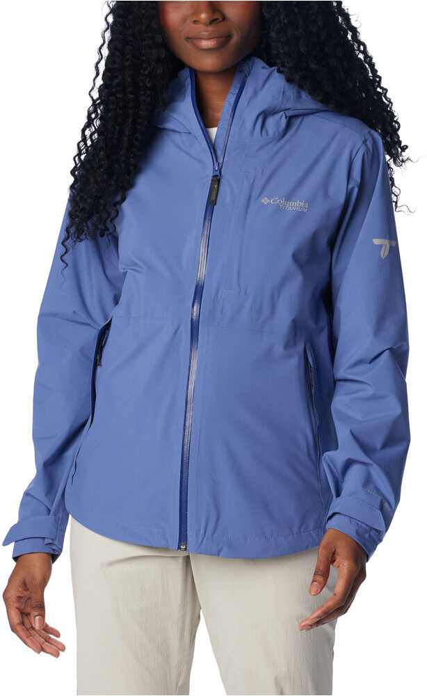 Columbia omnitech amplidry ii chaqueta impermeable mujer Marino (XS)