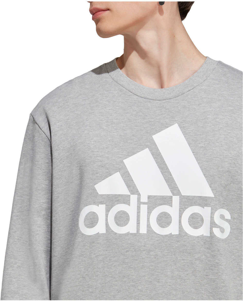 Adidas essentials french terry big logo sudadera hombre Gris (S)