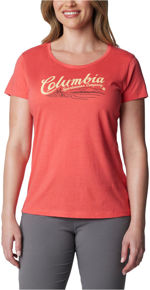 Columbia daisy days camiseta montaña manga corta mujer Rojo (XL)