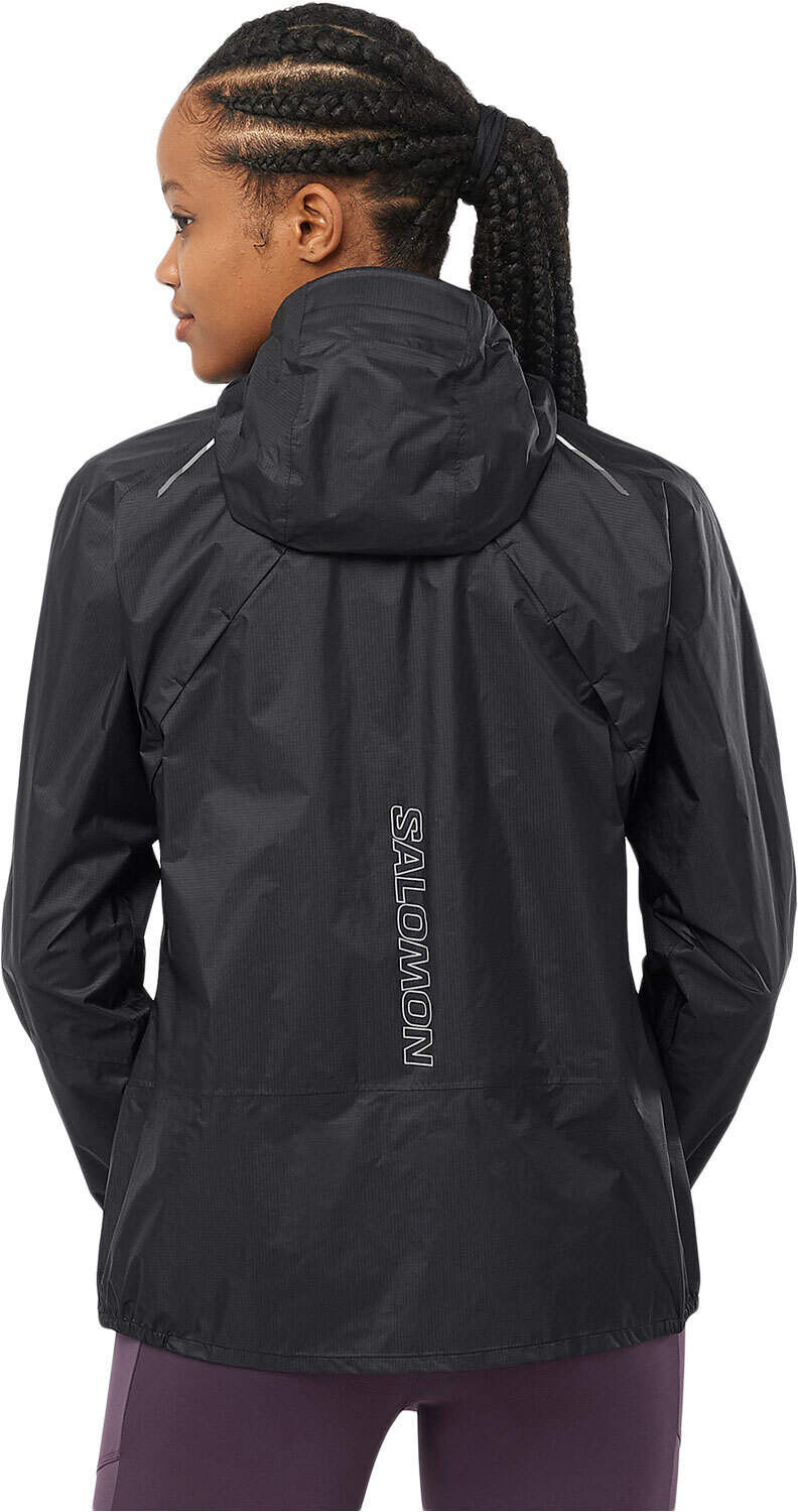 Salomon bonatti waterproof CHAQUETA TRAIL RUNNING MUJER Negro