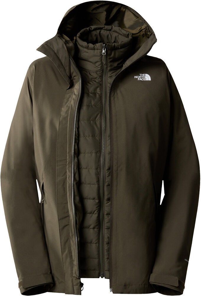 The North Face carto triclimate chaqueta impermeable insulada mujer Verde (S)