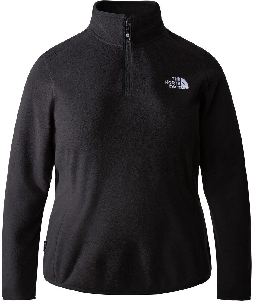 The North Face plus 100 glacier 1/4 zip forro polar mujer Negro (M)