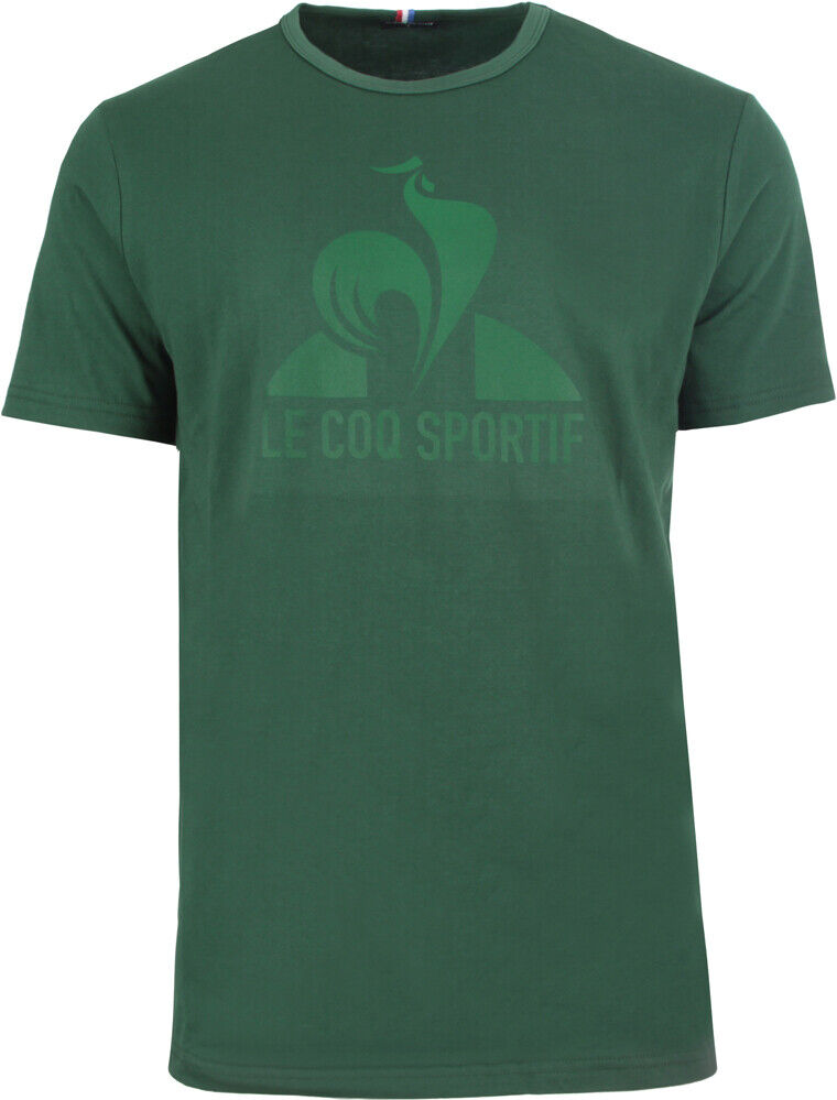 Le Coq Sportif monochrome camiseta manga corta hombre Verde (XL)