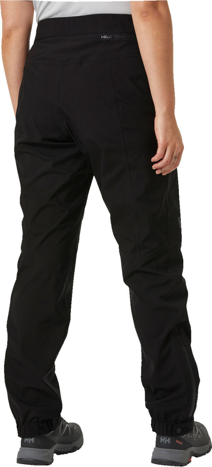 Helly Hansen verglas 3 capas pantalón impermeable mujer Negro (S)