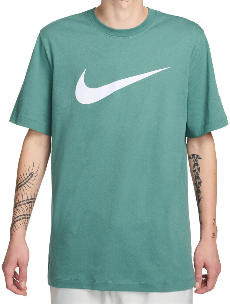 Nike sportswear icon swoosh camiseta manga corta hombre Verde (M)