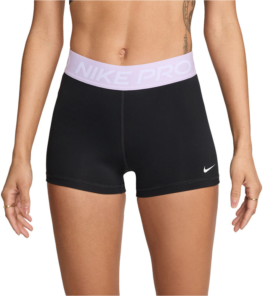 Nike pro 3 in pantalones y mallas cortas fitness mujer Morado