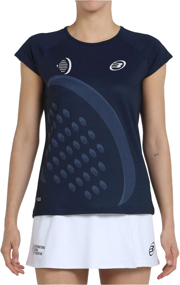 Bullpadel erran camiseta tenis manga corta mujer Azul (XL)