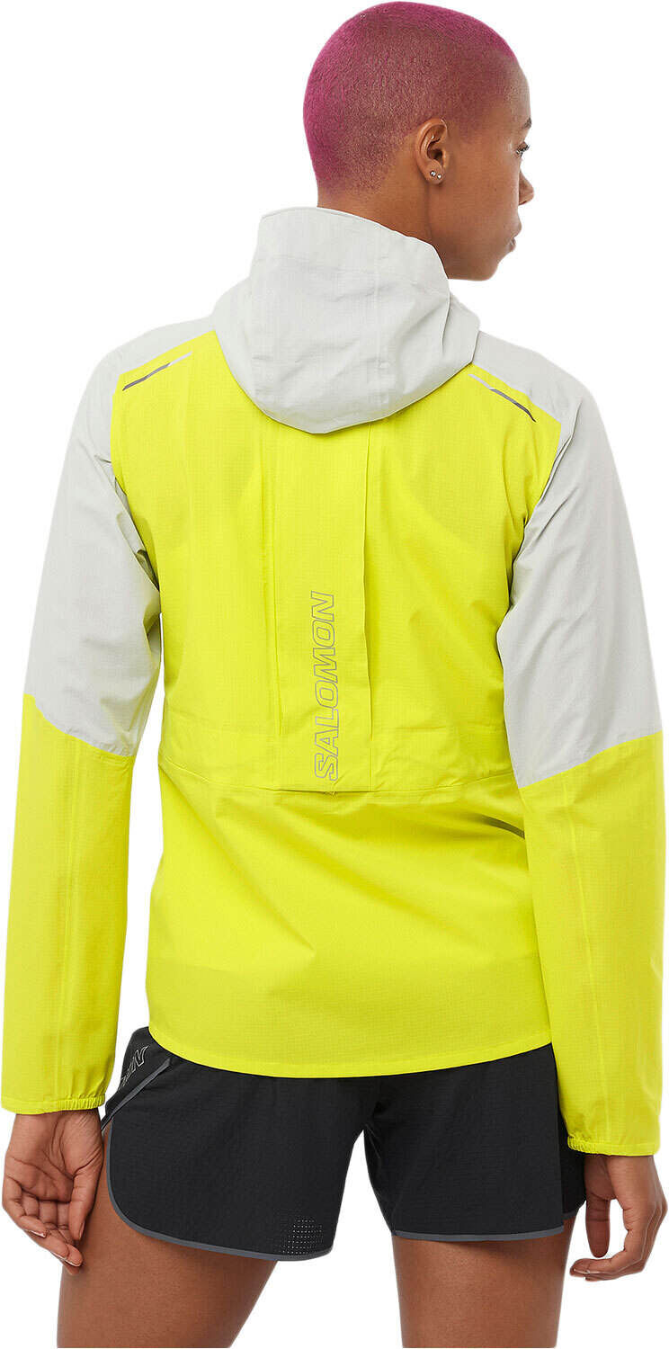 Salomon bonatti trail CHAQUETA TRAIL RUNNING MUJER Amarillo (XL)