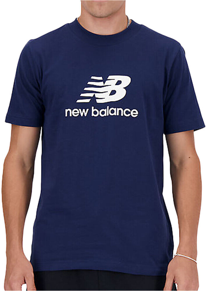 New Balance sport essentials logo camiseta manga corta hombre Marino