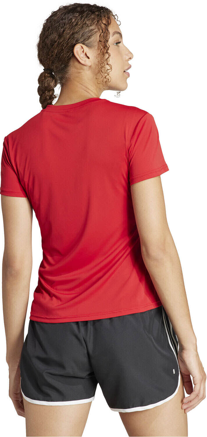 Adidas adizero camiseta entrenamiento manga corta mujer Rojo (XXL)