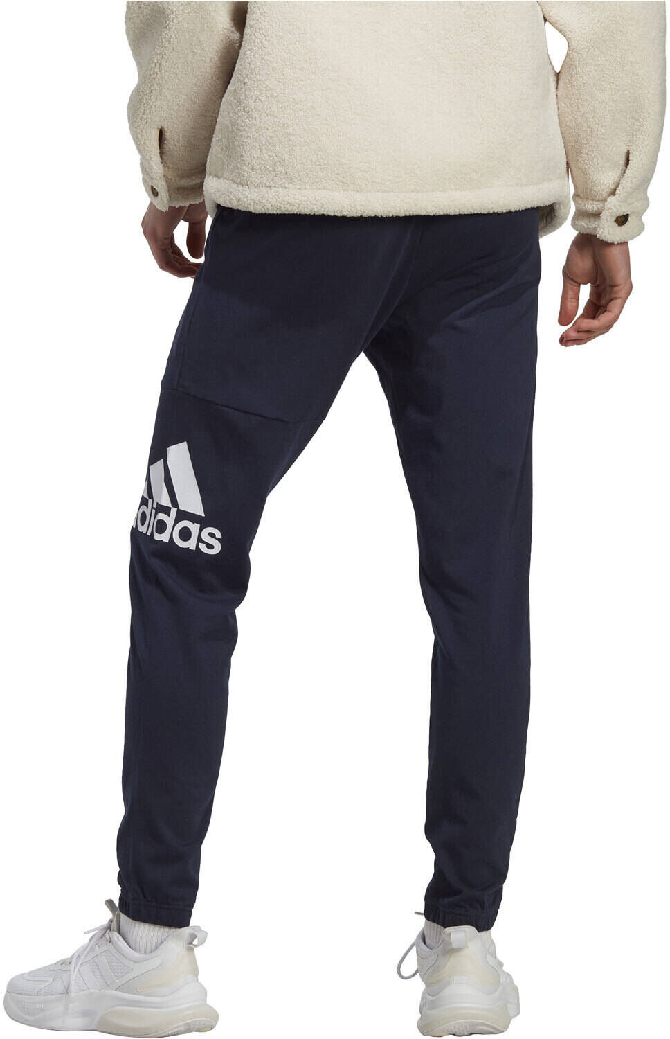 Adidas essentials logo pantalón hombre Marino