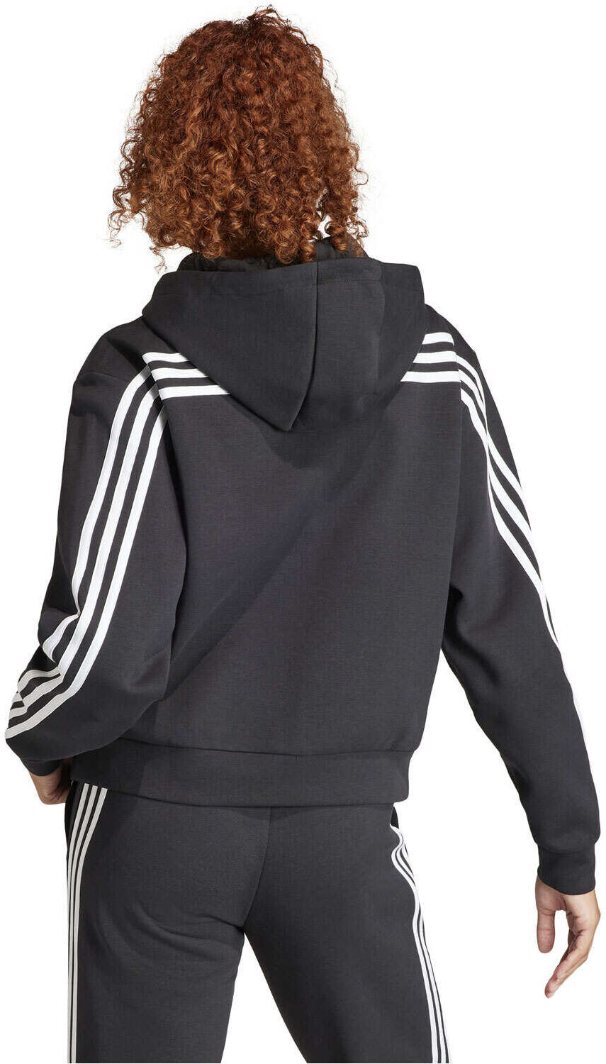 Adidas future icons 3 stripes sudadera mujer Negro (XXL)