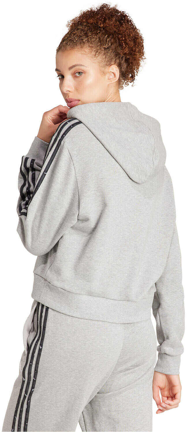 Adidas essentials animal print sudadera mujer Gris (S)