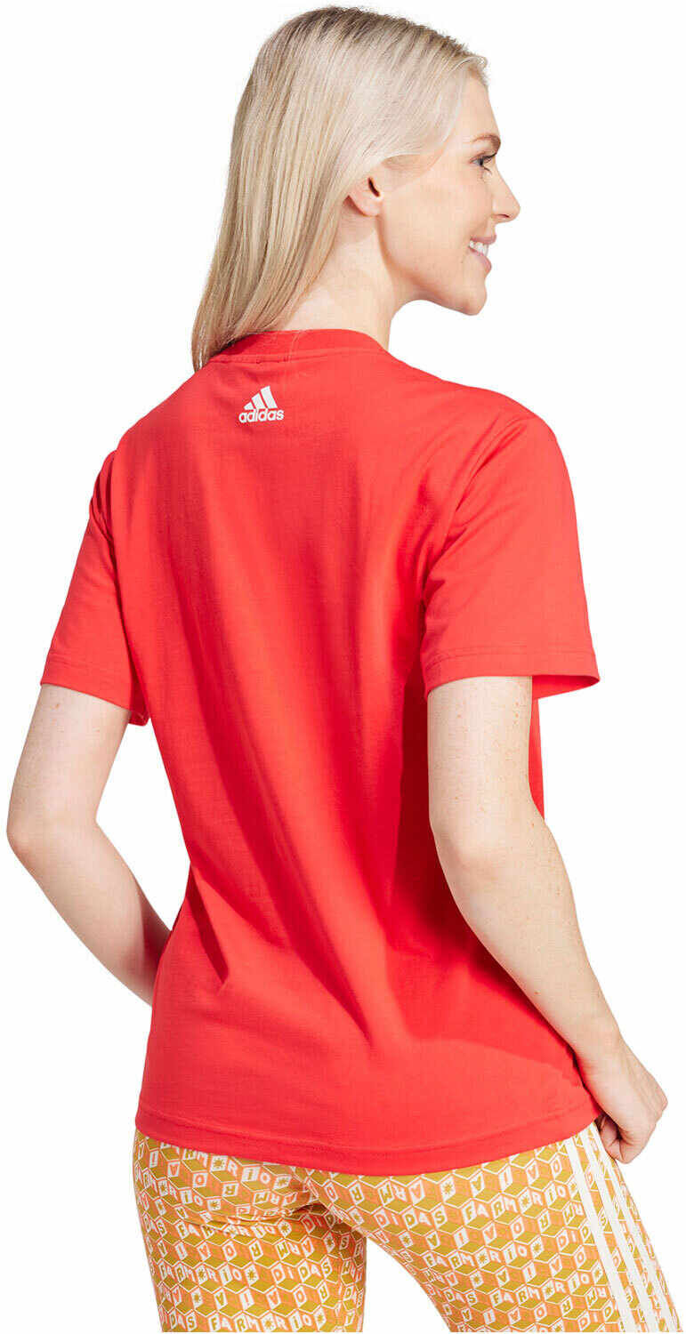 Adidas farm gfx camiseta manga corta mujer Rojo (XL)