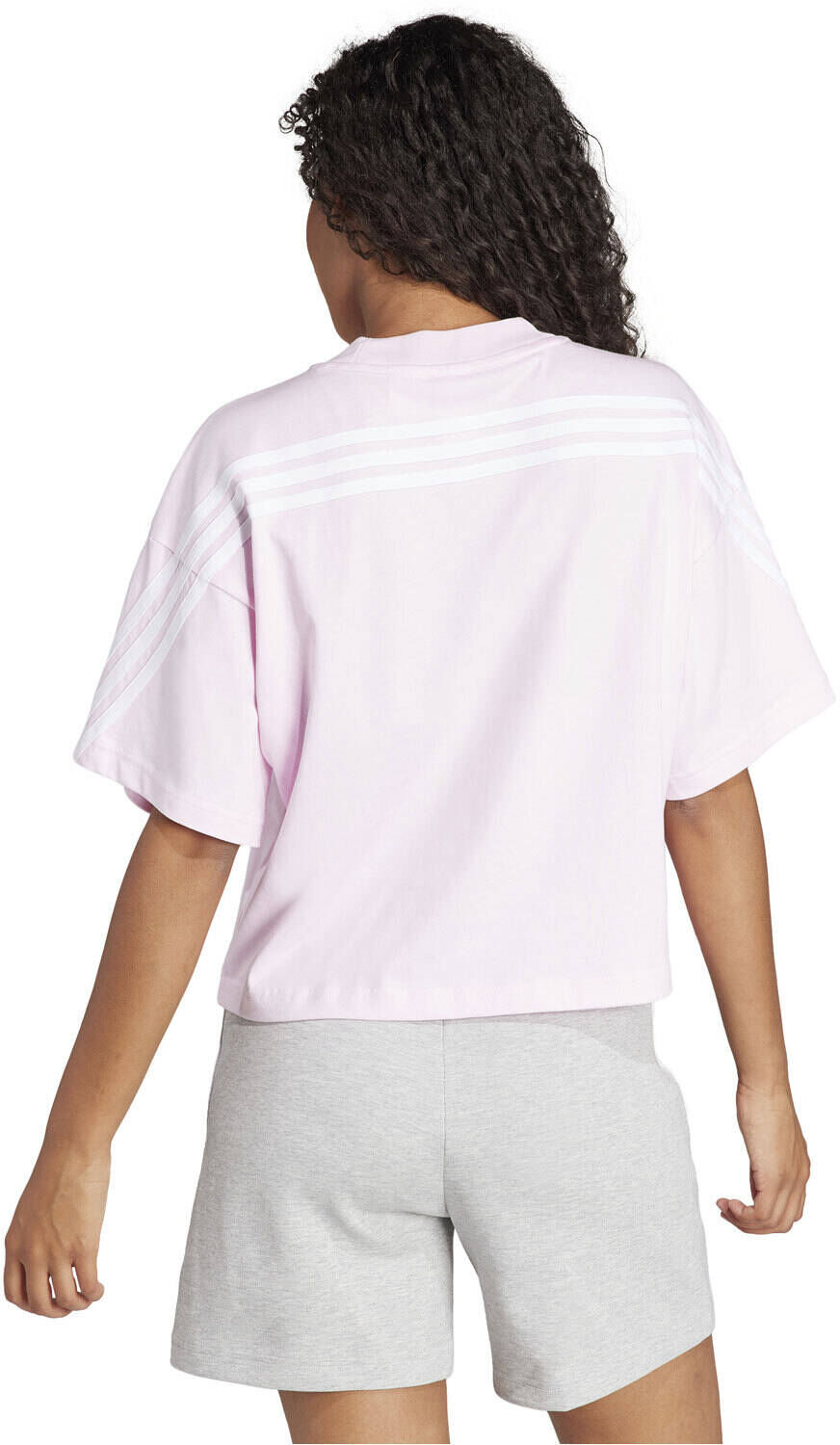 Adidas future icons 3 stripes camiseta manga corta mujer Rosa (XL)