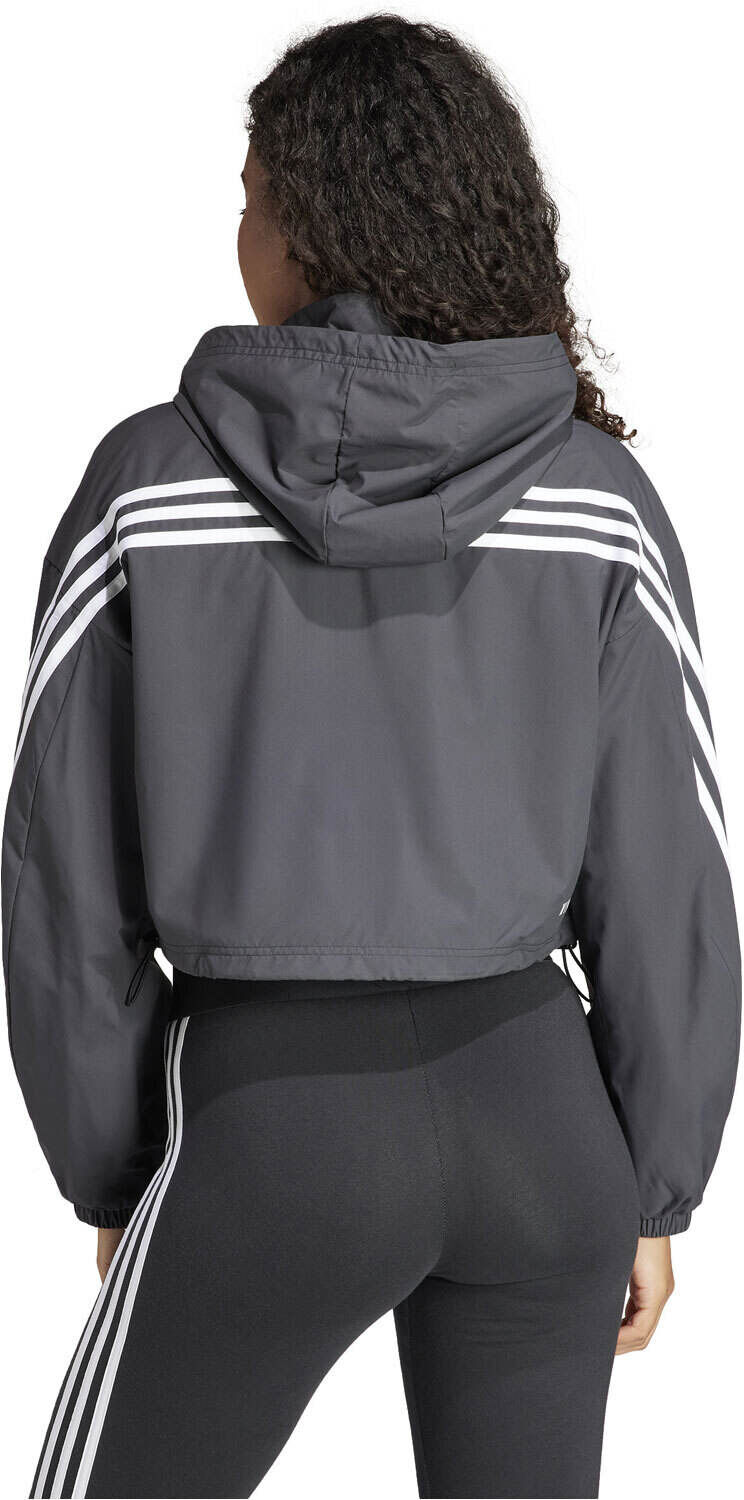 Adidas future icons 3 stripes chaquetas mujer Negro (XXS)