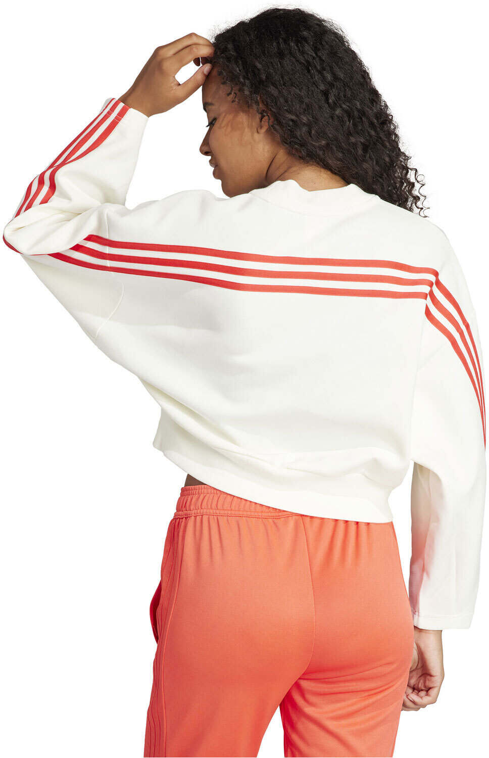 Adidas future icons 3 stripes sudadera mujer Blanco (XXS)