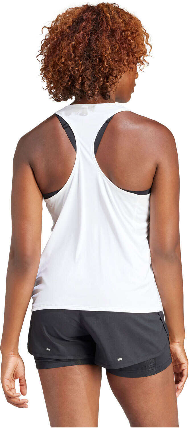 Adidas adizero camiseta técnica tirantes mujer Blanco (XXS)