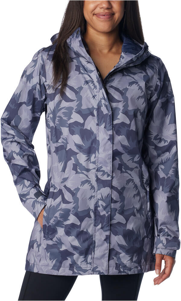 Columbia splash a little ii chaqueta impermeable mujer Azul (M)