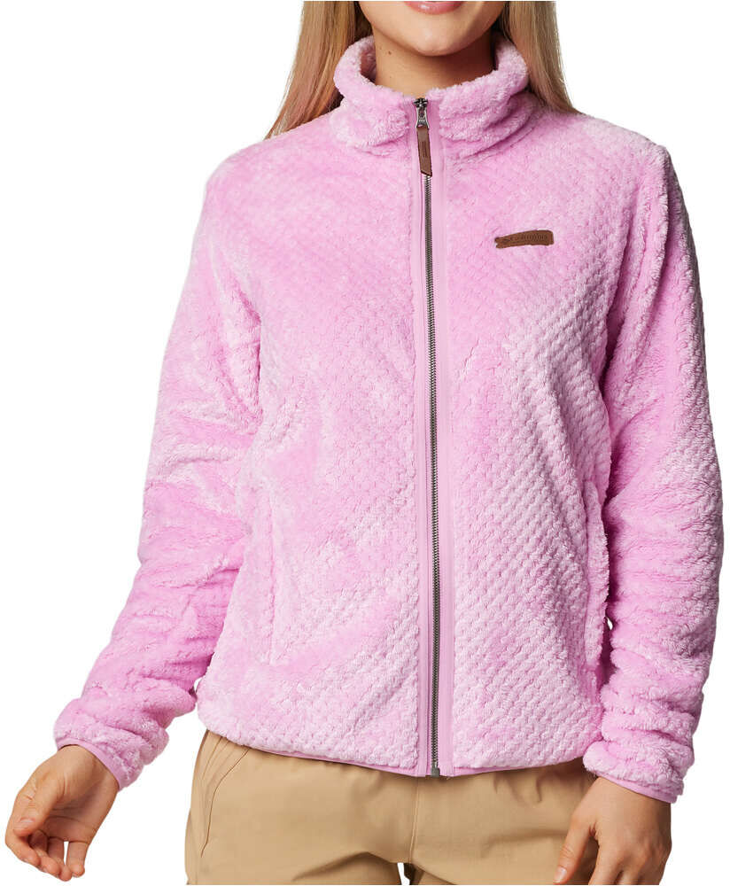 Columbia fire side ii sherpa forro polar mujer Morado (L)