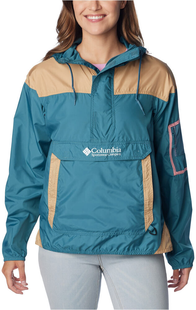 Columbia challenger windbreaker chaqueta softshell mujer Verde (S)