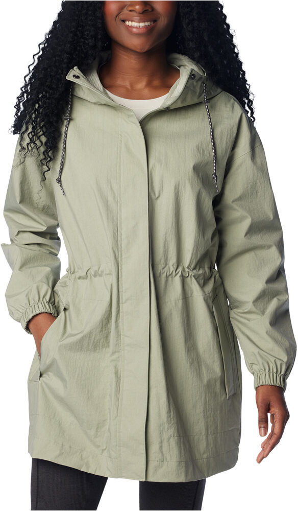 Columbia splash side chaqueta impermeable mujer Verde (M)