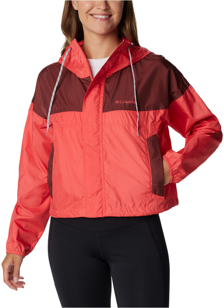 Columbia flash challenger chaqueta softshell mujer Rojo (S)