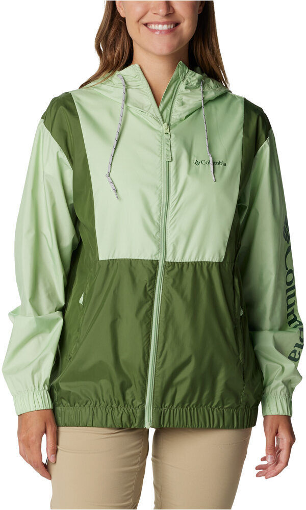 Columbia lily basin chaqueta softshell mujer Verde (L)