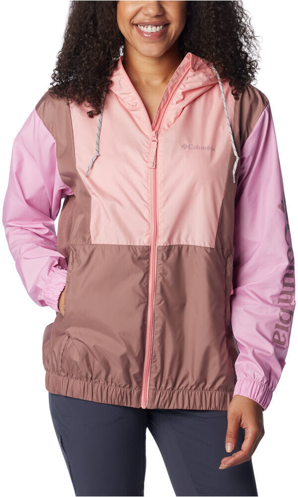 Columbia lily basin chaqueta softshell mujer Rojo (M)