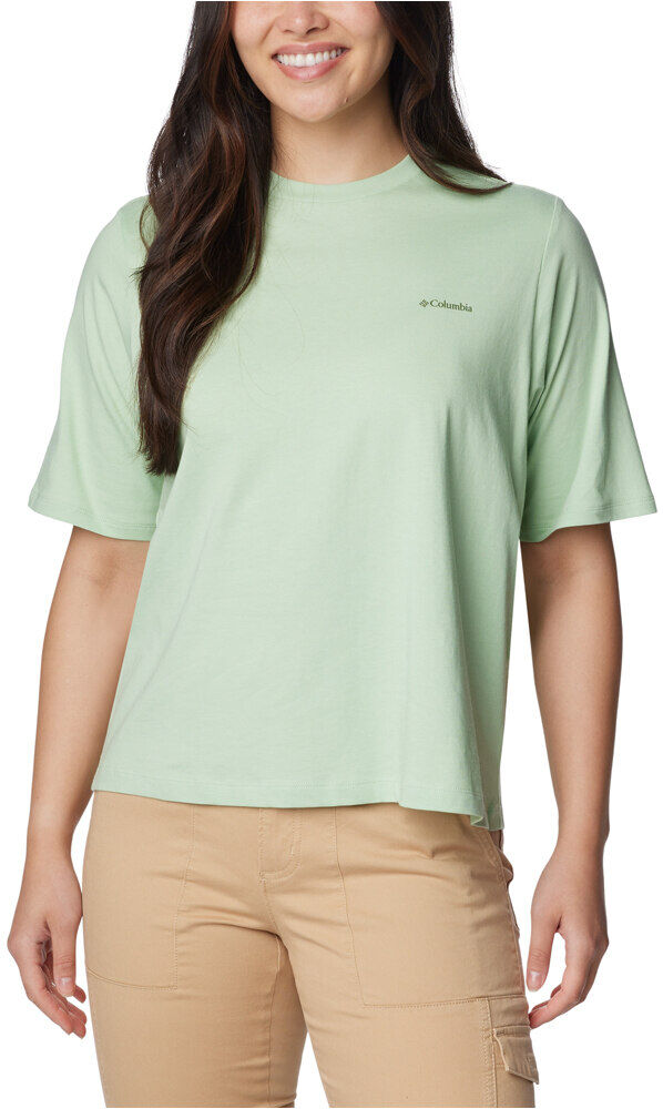 Columbia north cascades camiseta montaña manga corta mujer Verde (XL)