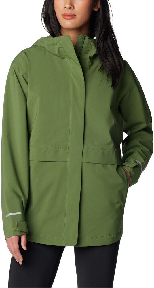 Columbia altbound chaqueta impermeable mujer Verde (M)