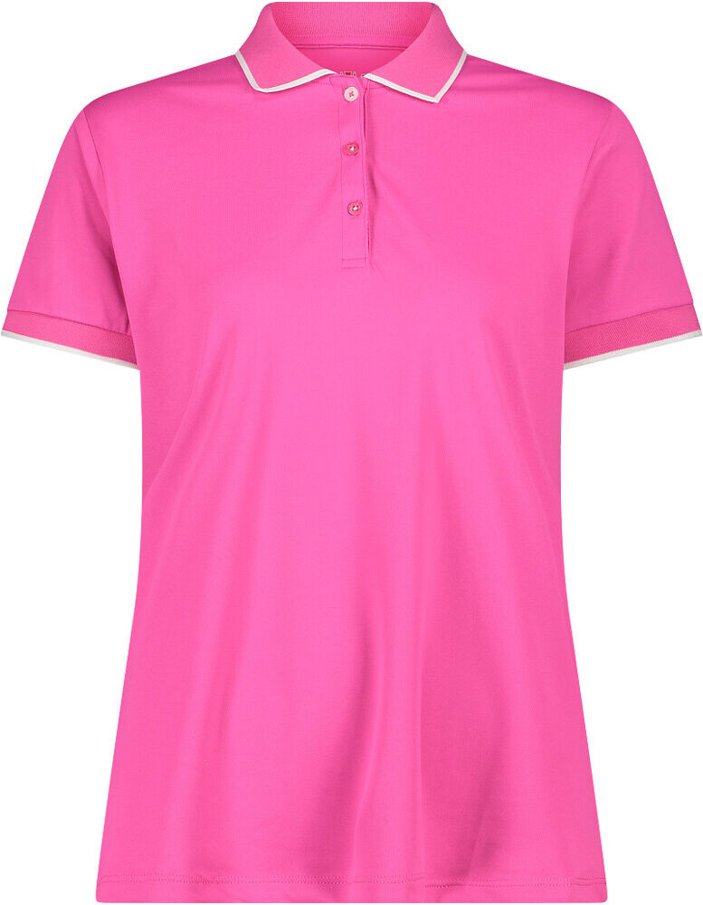 Cmp woman polo camiseta montaña manga corta mujer Rosa (40)