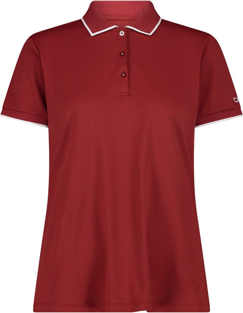 Cmp woman polo camiseta montaña manga corta mujer Rojo (40)