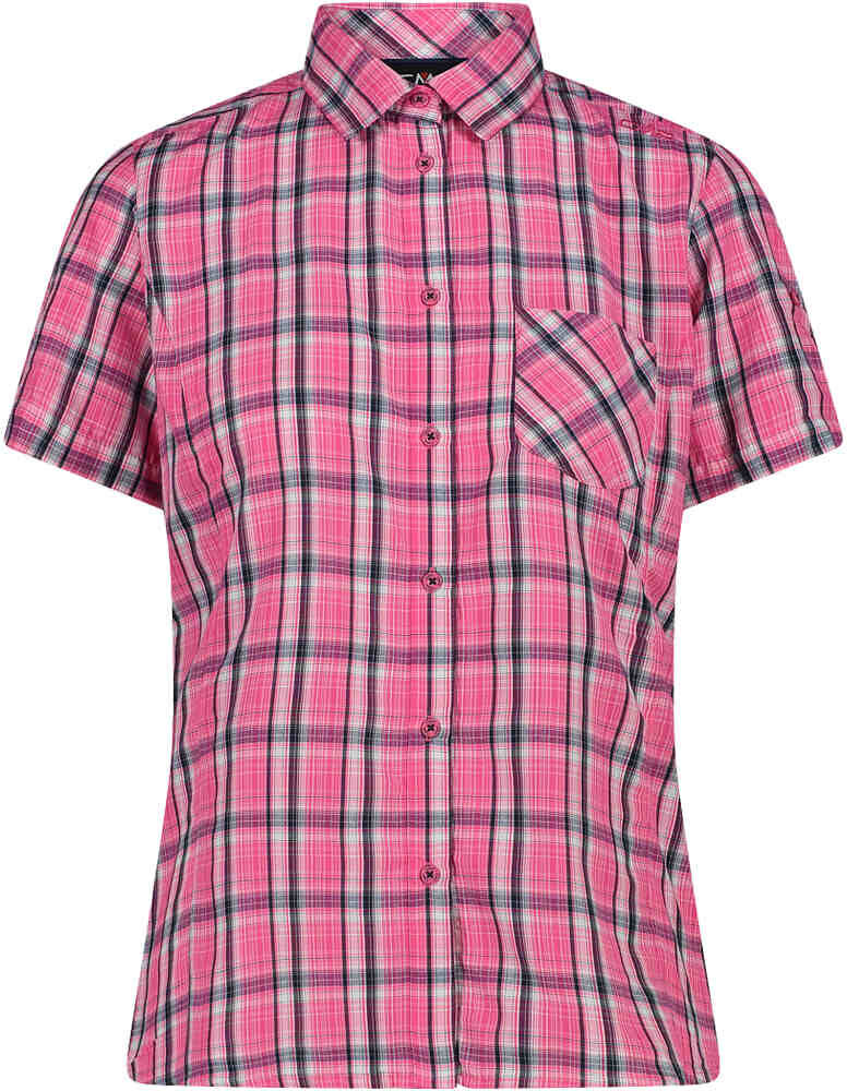 Cmp woman shirt camisa montaña manga corta mujer Rosa (46)