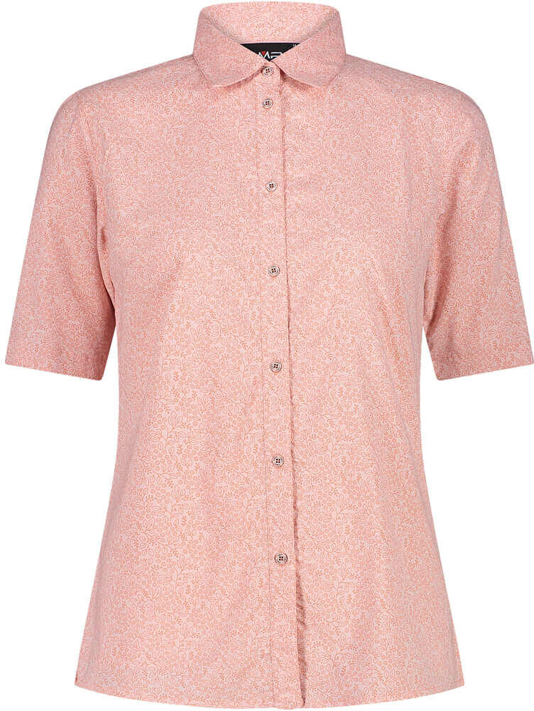 Cmp woman shirt camisa montaña manga corta mujer Rosa (40)