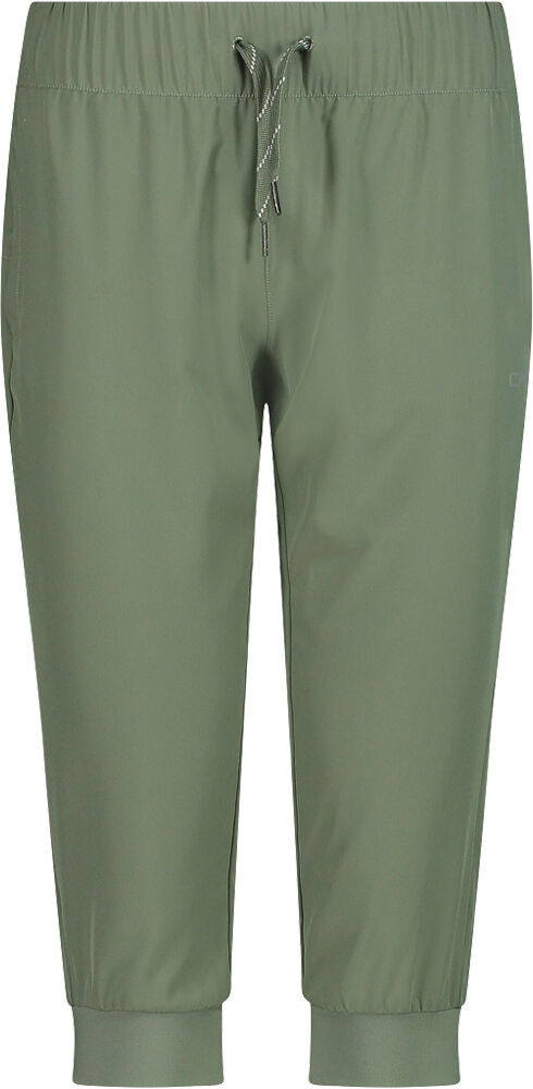 Cmp woman 3/4 pant mallas piratas fitness mujer Verde (42)