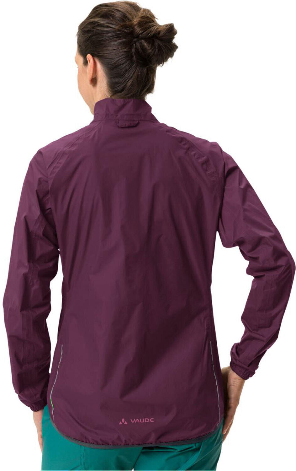 Vaude drop jacket iii chaqueta impermeable ciclismo mujer Morado (34)