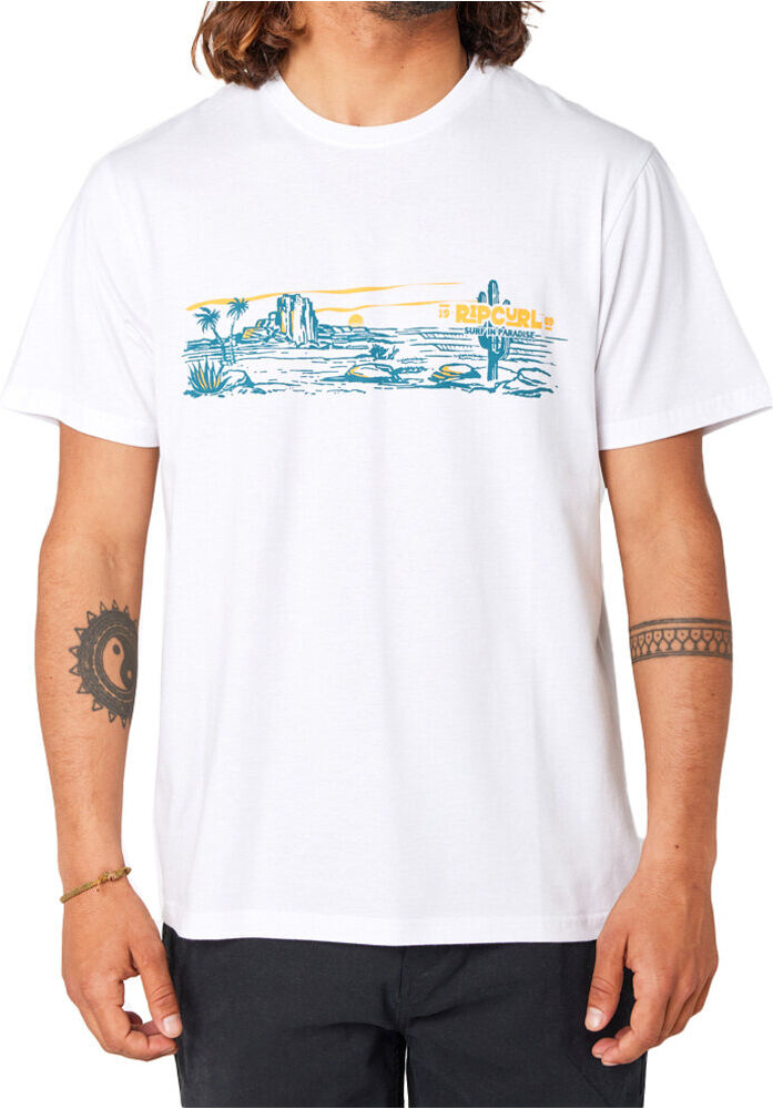 Rip Curl paradise land camiseta manga corta hombre Blanco (S)