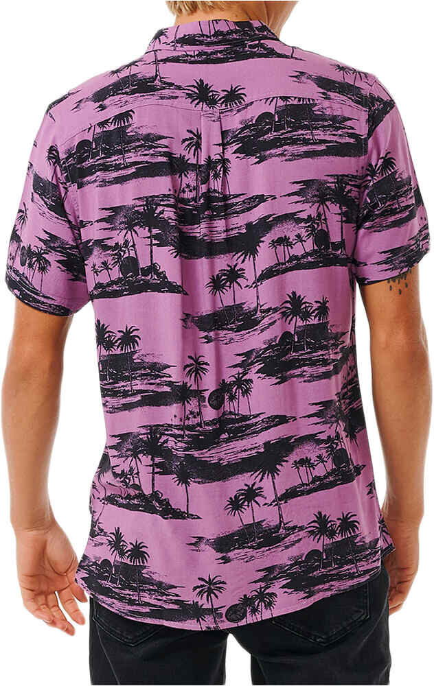 Rip Curl party pack camisa manga corta hombre Morado (S)