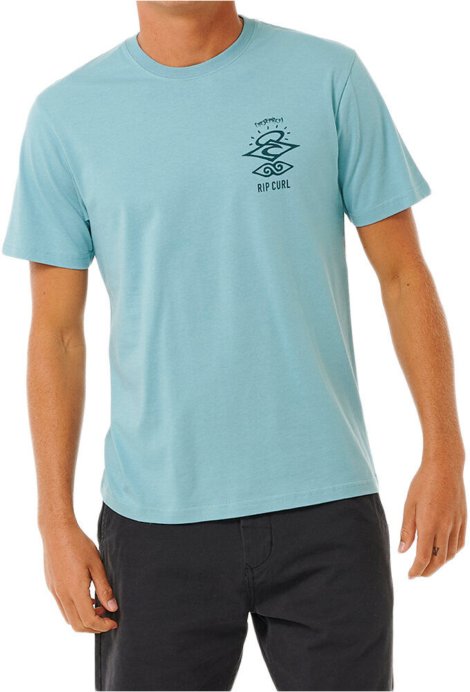 Rip Curl search icon camiseta manga corta hombre Azul (S)