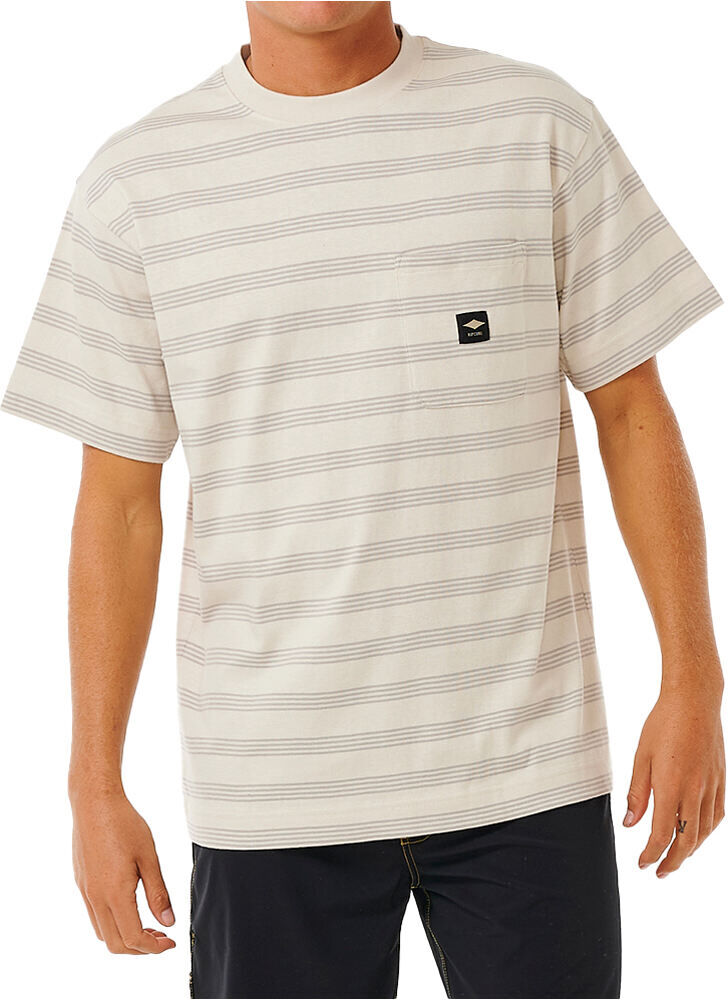 Rip Curl qsp stripe camiseta manga corta hombre Blanco (S)