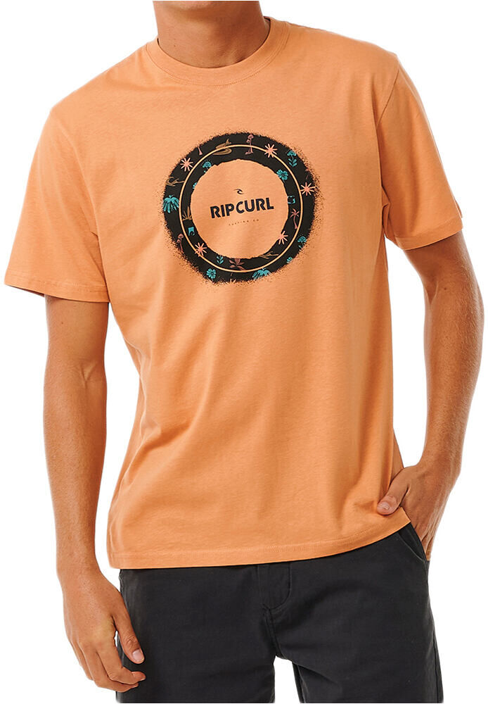 Rip Curl fill me up camiseta manga corta hombre Naranja (L)