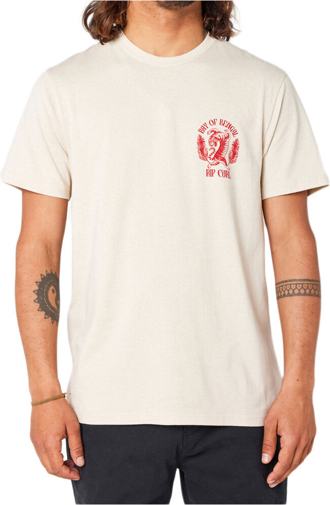 Rip Curl desti animals camiseta manga corta hombre Blanco (S)