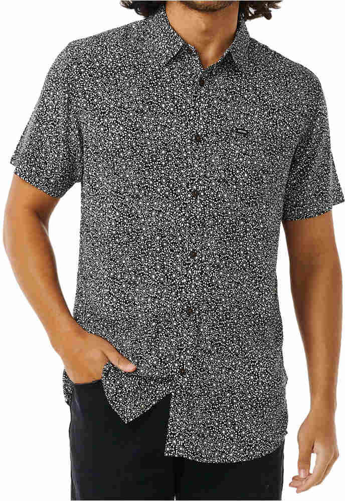 Rip Curl party pack camisa manga corta hombre Negro (L)