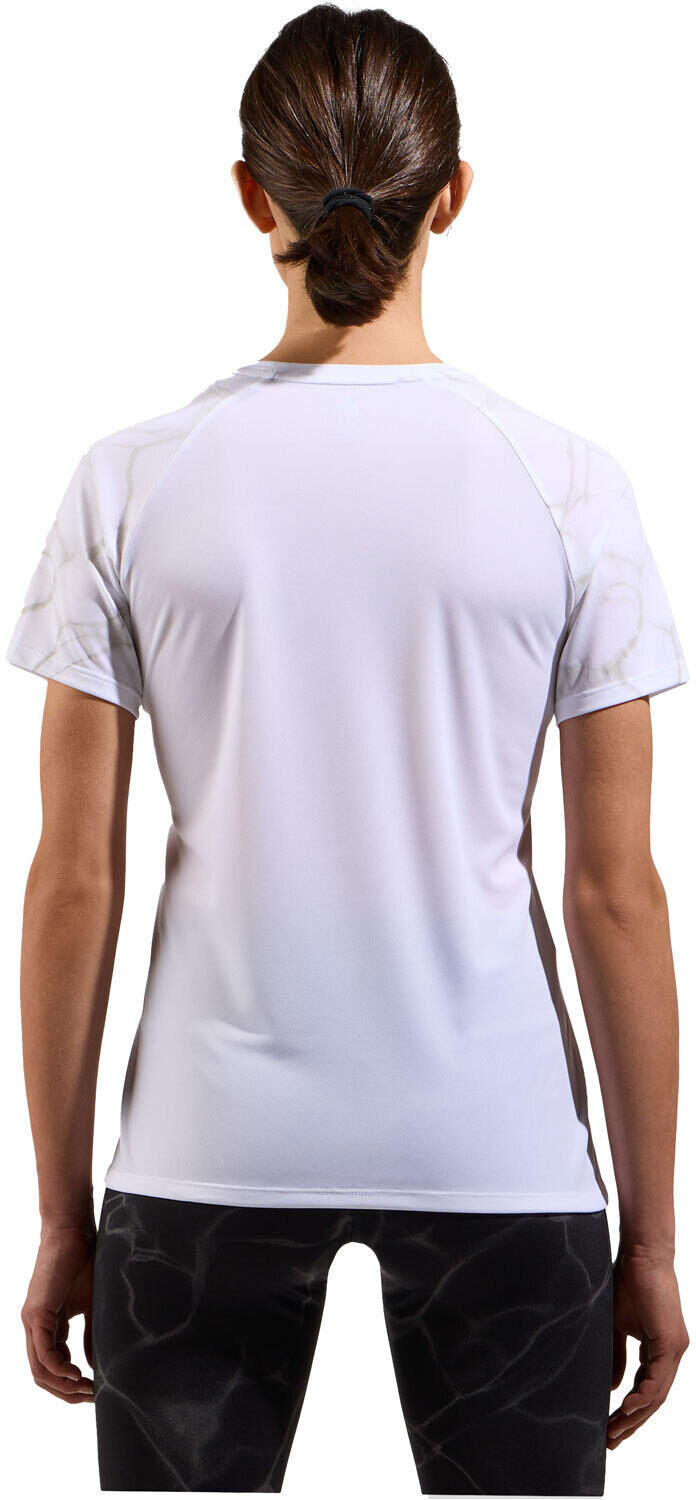 Odlo essential camiseta entrenamiento manga corta mujer Blanco (XS)